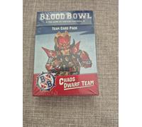 Blood Bowl Warhammer Chaos Dwarf Team Card Pack Games Workshop New Free P&P