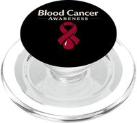 Blood Cancer Awareness Leukemia Lymphoma Survivor PopSockets PopGrip for MagSafe