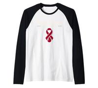 Blood Cancer Awareness Leukemia Lymphoma Survivor Raglan Baseball Tee