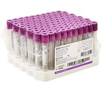 Blood Collection Tubes, EDTA Centrifuge Tubes, Glass Vacuum Tubes, 100 PCS for Laboratory Use - 6ml Purple Top