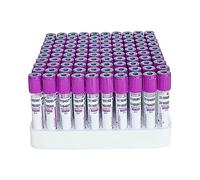 Blood Collection Tubes, Glass Vacuum Tubes for Laboratory, 100pcs, 3ml/5ml/10ml, Clear Blood Collecting Tubes