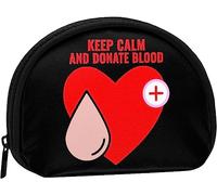 Blood Donation Awareness Coin Purse Wallet Women and Girls Cute Fashion Bag Change Pouch Key Holder Women Purse Gift