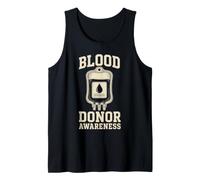Blood Donor Awareness Red Drop Donation Tank Top
