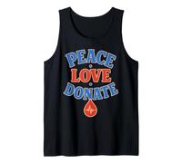 Blood Donor Red Drop Donation Day Tank Top