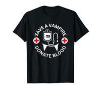 Blood Donor Save A Vampire Donate Blood T-Shirt