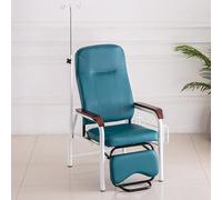 Blood Drawing Chair, Fully Reclining Steel Frame with Leather Padding for Phlebotomy Procedures in Research Laboratories and Waiting Rooms