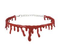 Blood Dripping Necklace Unisex Vintage Imitation Red Drip Pendant