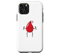 Blood Drop Blood Group B Rh Factor Heart Case for iPhone 11 Pro