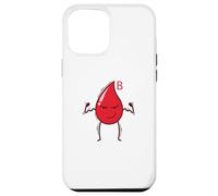 Blood Drop Blood Group B Rh Factor Heart Case for iPhone 12 Pro Max