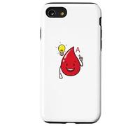 Blood Drop with Idea Blood Type A Heart Case for iPhone SE (2020) / 7/8