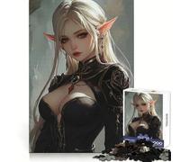 Blood Elf Vampire Ghoul Jigsaw Puzzles for Teenagers 1000 Piece Logical Think Stress Relief Fun Seamless Lock Fine Xmas Gift (38x52cm)