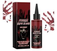Blood Eye Drops, Artificial Blood - Dripping Artificial Blood, Blood Colour Drops, Washable Fake Vampire Blood for Cosmetic Zombie Scar Wounds