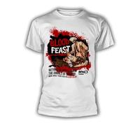 Blood Feast (Film) Blood Feast Official Tee T-Shirt Mens Unisex (Large) White