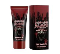 Blood Gel, Stage Blood | Fake Blood Makeup for Halloween | Vampire Makeup, 50g Halloween Blood, Washable, Special Makeup Realistic Fake Nosebleed,