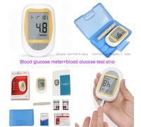 Blood Glucose Meter Glucometer 50 Test Strips Lancets Sugar Monitor for Diabetes