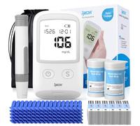 Blood Glucose Test Kit for Diabetes: IMDK Clinically Accurate Blood Sugar Monitor Testing Kits, 50 Glucometer Strips, 50 Lancets, and 1 Lancing Device (-in mmol/L)