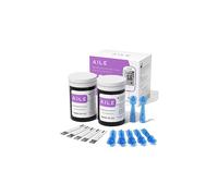 Blood Glucose Test Strips for Diabetics: AILE Blood Sugar Test Strips 50 PCS - 50 Lancets for Home Use - Only Use with AILE A608 Blood Glucose Monitor