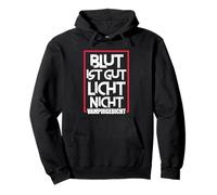 Blood Is Good Light Not Vampire Poem Pullover Hoodie