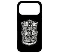 Blood makes you a relative, loyalty to the family Case for iPhone 17 Pro Max