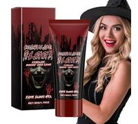 Blood Makeup - Realistic Halloween Fake Blod 1.76oz, Safe Washable Body Paint For Cosplay, Costume, Theatre, Fakke Nosebleed, Effects, Horror Props & Zombie Special Fx