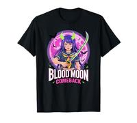 Blood Moon Comeback Anime Idol Halloween Japanese T-Shirt