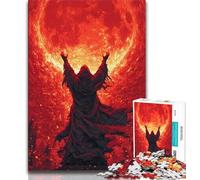 Blood Moon Ninja Jigsaws Puzzles 1000 Pieces for Teenagers Gifts,Educational Games Home Decoration Deal As Gifts for The Whole Family (38x26cm)