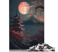 Blood Moon Puzzle Jigsaws 500 Pieces for Adults Puzzles 500 Piece Learning Educational Puzzle 500pcs (52x38cm)