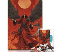 Blood Moon Reaper 1000 Piece Jigsaw Puzzles for Teenagers Gifts,Help The Brain Exercise Addictive Toys to Cultivate Patience Suitable for Couples (50x75cm)