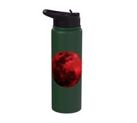 Blood Moon Red Graphic Realistic Outer Space Gift Stainless Steel Insulated Water Bottle
