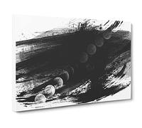 Blood Moon Space Lunar Eclipse V1 Canvas Print | Gallery Wrapped 30mm Frame Wall Art | 20x14 inches | Ready to Hang | Modern Space Picture | Living Room Bedroom Lounge Office