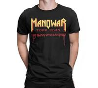Blood of Our Enemies - Manowars 2025 Tour Merch Unisex T Shirts Tee Graphic Print Clothes Black