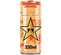 Blood Orange Energy Drink Can 330ml (Pack of 36) Zero Sugar "Deliciousness that brings a smile" For All Occasions''