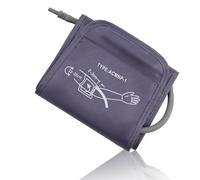 Blood Pressure Cuff 22-32CM Arm Circumference Cuff for Blood Pressure Monitor Adjustable Replacement Cuff Portable Blood Pressure Machines Home Use Cuff for Elders Home Use (Silver Gray)