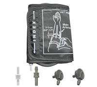 Blood Pressure Cuff,22-52cm Blood Pressure Monitors Extra Large Cuff Includes 4 Universal Interface,Adjustable Large Blood Pressure Cuff Compatible with Bp Monitors(Grey)