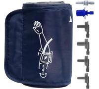 Blood Pressure Cuff for Omron BP, 22-42cm Medium Blood Pressure Monitors Cuff with 6 Universal Connectors, Adjustable BP Monitors Replacement Strap for Adult Upper Arm (M, Blue)