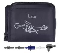 Blood Pressure Cuff Large Arm Circumference Cuff 22-48 CM Portable Cuff for Automatic Blood Pressure Monitor Adjustable Replacement Upper Arm Cuff for Elders Home Adult Kid Use (Blue, 22-48cm)