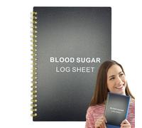 Blood Pressure Diary - Blood Sugar Value for More | A5 Log Book with 60 Pages | for Blood Pressure Documentation and Health Monitoring | Writing Accessories for Seniors Family Friends