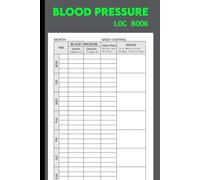Blood Pressure Log Book For Daily Tracking