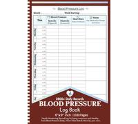Blood Pressure Log Book: Health Monitoring Record Log for being conscious and Healthy. Track Blood Pressure Daily, Heart Pulse Rate & More by your own.