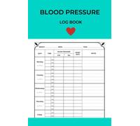 Blood Pressure Log Book: This blood pressure logbook with blood pressure recording sheets is perfect for recording your daily blood pressure and heart ... logbook. Keep an eye on pressure problems.