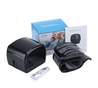 Blood Pressure Monitor for Home Use, Wrist Digital BP Monitor with Voice Prompt & Large Display, CE Certified, Portable and Accurate, ABS Material (Rechargeable) (Wrist+Storage Box)