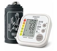 Blood Pressure Monitor Machine for Home Use, Irregular Heartbeat Arrhythmia Detection, WHO Hypertension Indicator, 2 Users + Guest, Large Display, One-Button Operation, Adjustable Cuff 22-42cm