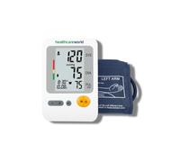 Blood Pressure Monitor | Upper Arm Automatic Inflation | WHO Indicator | Accurate Results No Wires | Adjustable Cuff | Heartbeat Detection