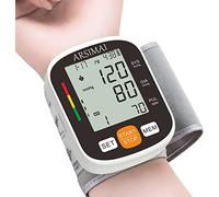 Blood Pressure Monitor - Wrist Accurate Automatic High Blood Pressure Monitors Portable LCD Screen with Storage Case and Adjustable Cuff Powered by Battery - Black