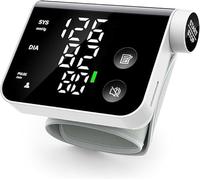 Blood Pressure Monitor Wrist Automatic Digital Machine LED Large Screen Display for Home Use 2 Users*120 Memory with Portable Storage Bag