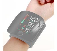 Blood Pressure Monitor, Wrist Blood Pressure Monitor, Heart Rate Hypertension Monitor with Memory Function for Accurate Blood Pressure and Pulse Measurement, Portable and Easy to Use