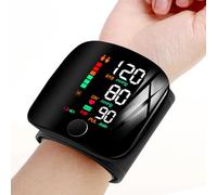 Blood Pressure Monitor, Wrist Blood Pressure Monitor, Heart Rate Hypertension Monitor with Memory Function for Accurate Blood Pressure and Pulse Measurement, Portable and Easy to Use