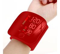 Blood Pressure Monitor, Wrist Blood Pressure Monitor, Heart Rate Hypertension Monitor with Memory Function for Accurate Blood Pressure and Pulse Measurement, Portable and Easy to Use