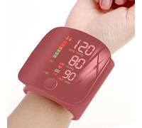 Blood Pressure Monitor, Wrist Blood Pressure Monitor, Heart Rate Hypertension Monitor with Memory Function for Accurate Blood Pressure and Pulse Measurement, Portable and Easy to Use