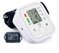 Blood Pressure Monitors Automatic Digital LCD Display Monitor Upper Arm BP Cuff Machine Heart Rate Monitor for Home and Professional Use